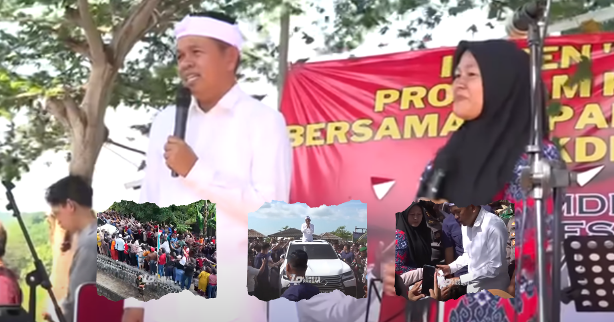 Dedi Mulyadi borong melon