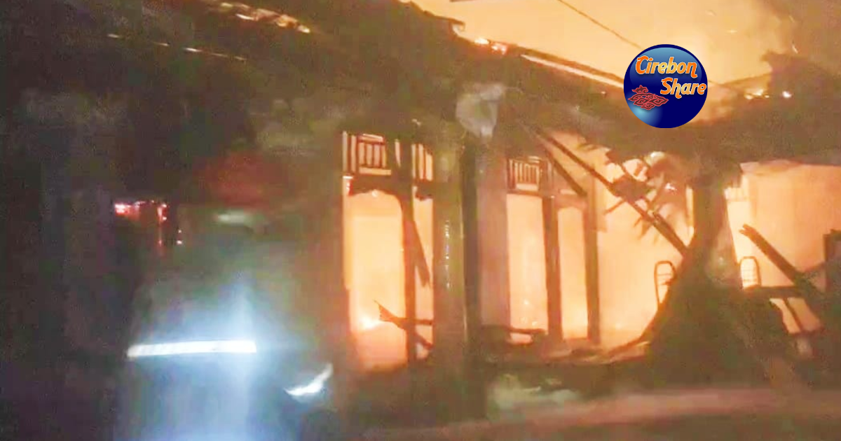 kebakaran rumah di Arjawinangun