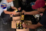 Ratusan botol miras disita