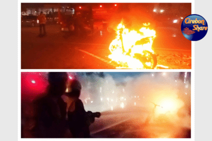 Motor matik terbakar