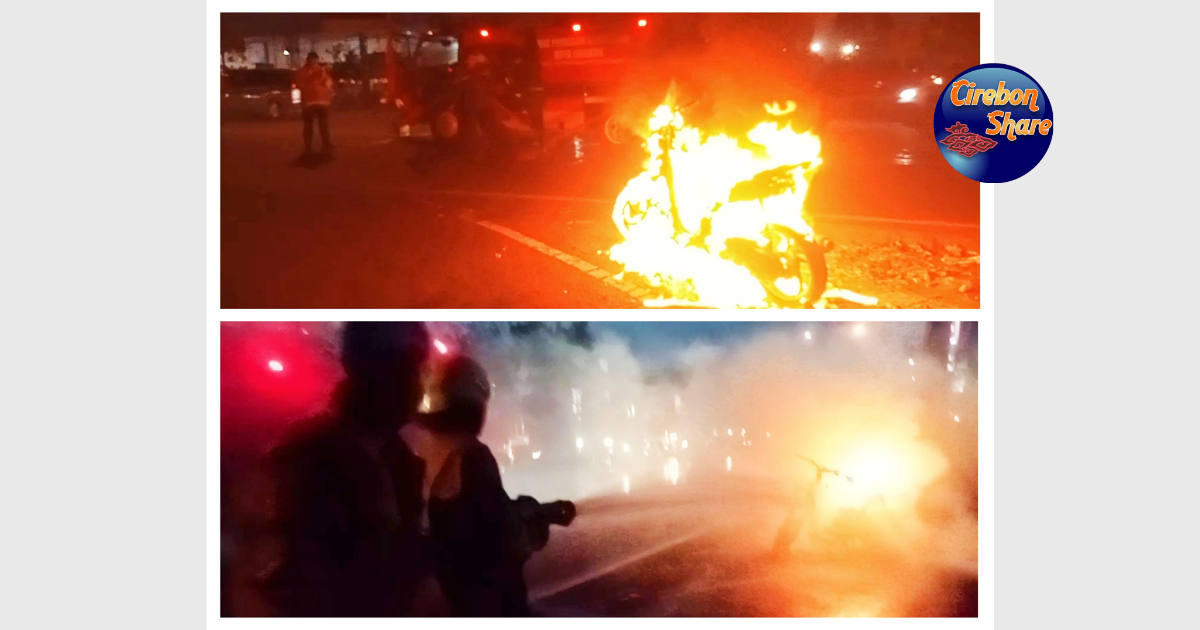 Motor matik terbakar