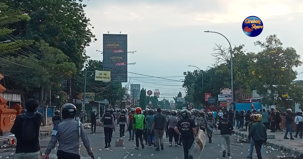 demo hari ini di Cirebon
