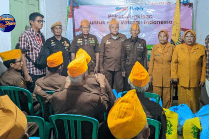 Alfamart salurkan bantuan sembako untuk veteran