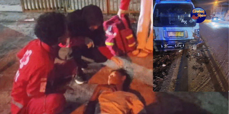 Pelajar asal Jadimulya mengalami kecelakaan di Jalan Raya Kapten Samadikun