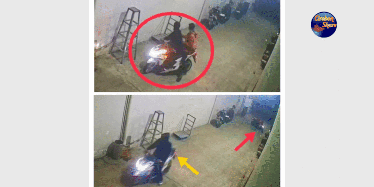 Pencurian sepeda motor di Plered