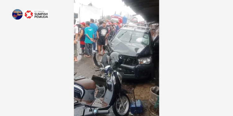 Kecelakaan Beruntun di Mundu