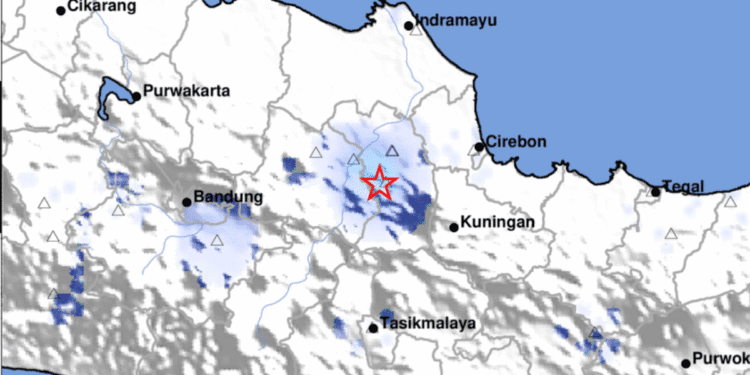 gempa hari ini di Majalengka