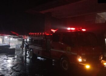 Korsleting Listrik Picu Kebakaran 3 Kios di Pasar Sumber Cirebon