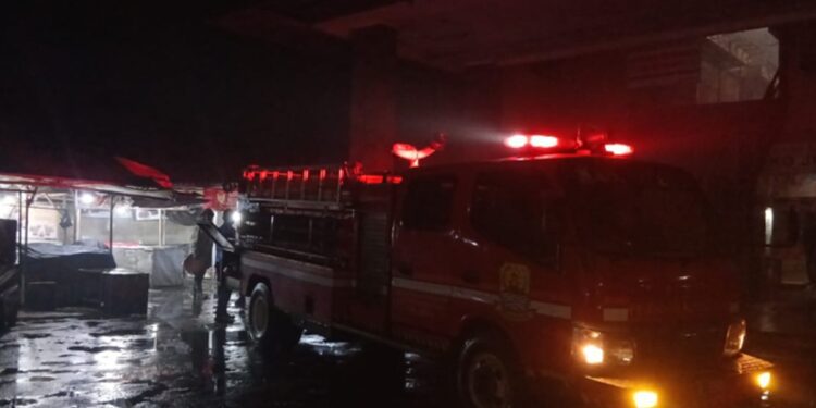 Korsleting Listrik Picu Kebakaran 3 Kios di Pasar Sumber Cirebon