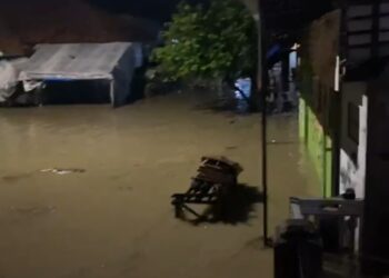 Hujan Deras Picu Banjir di Kabupaten Cirebon