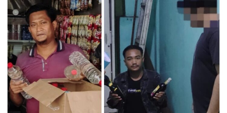 Razia Pekat Polresta Cirebon Sita 96 Botol Miras