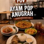 Ayam Pop Anugrah, tempat menikmati ayam pop bersama-sama dengan ayam lembut, sambal nikmat, dan Dadar Barendo yang renyah.