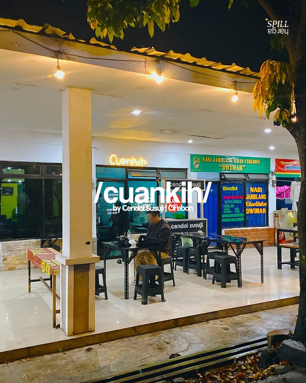 Kuangkih.id Cirebon menyajikan Cuankih dan Cendol Susuji sebagai pilihan cemilan sore.