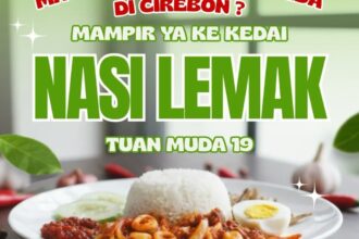 Nasi Lemak Cirebon Nasi Lemak Upin Ipin dengan sayur asem