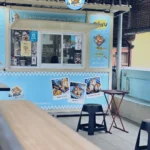 Es Krim Swasta Cirebon dengan topping crumble