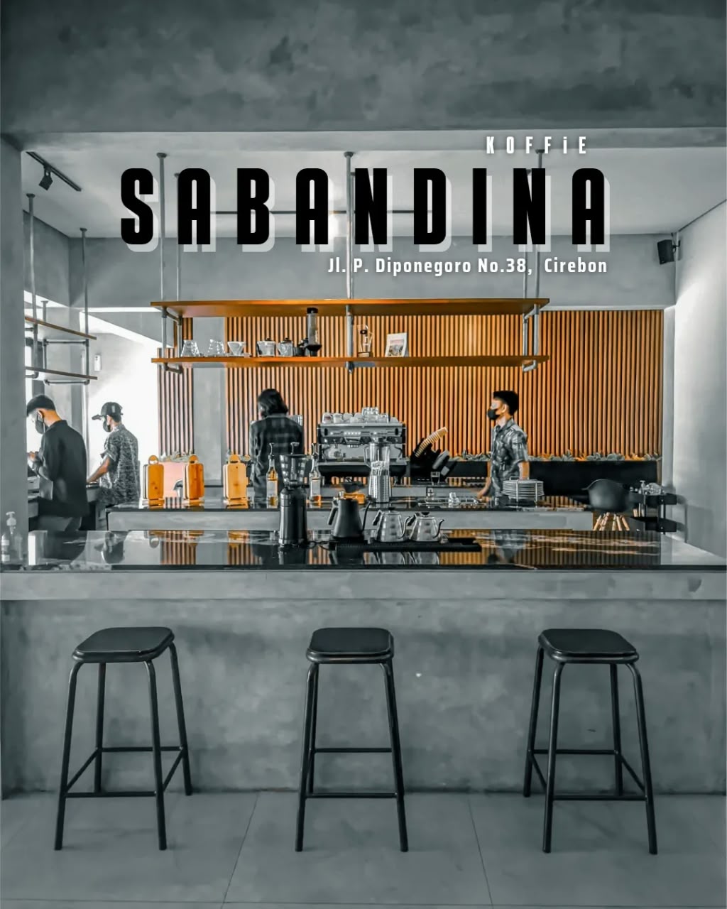 Sabandina Koffie Cirebon menyajikan kopi legit dan menu favorit dengan suasana nyaman untuk nongkrong dan quality time.
