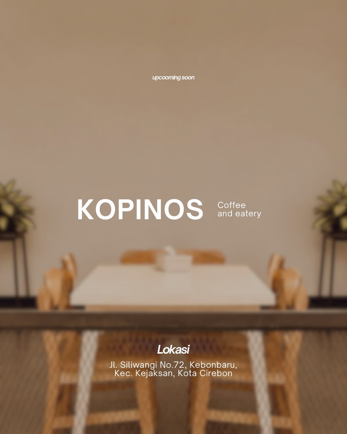 Kopinos Cirebon, tempat sarapan pagi buka mulai jam 06.00 dengan pilihan menu lezat dan suasana nyaman.